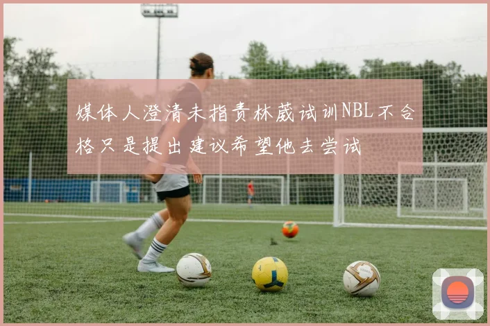 媒体人澄清未指责林葳试训NBL不合格只是提出建议希望他去尝试
